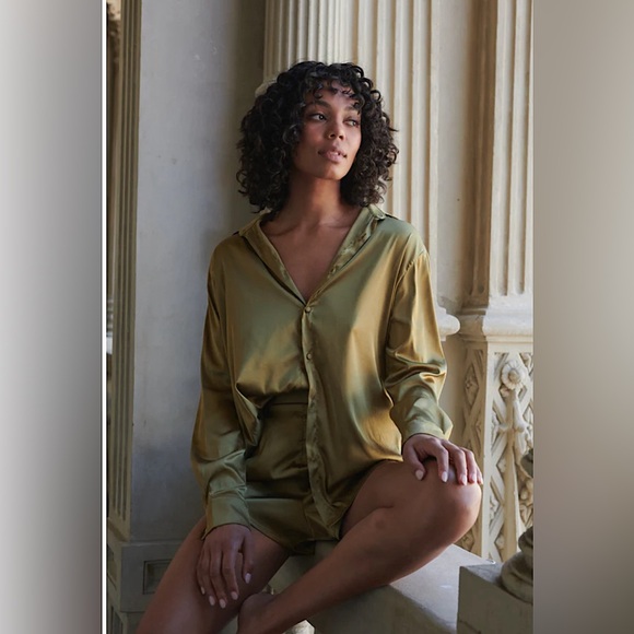 kat the label Other - Kat The Label | Celine Shirt Olive | Size M